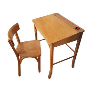 Ensemble bureau et chaise baumann