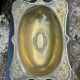 Large fruit bowl with mascaron signed WMF, Art Nouveau period.