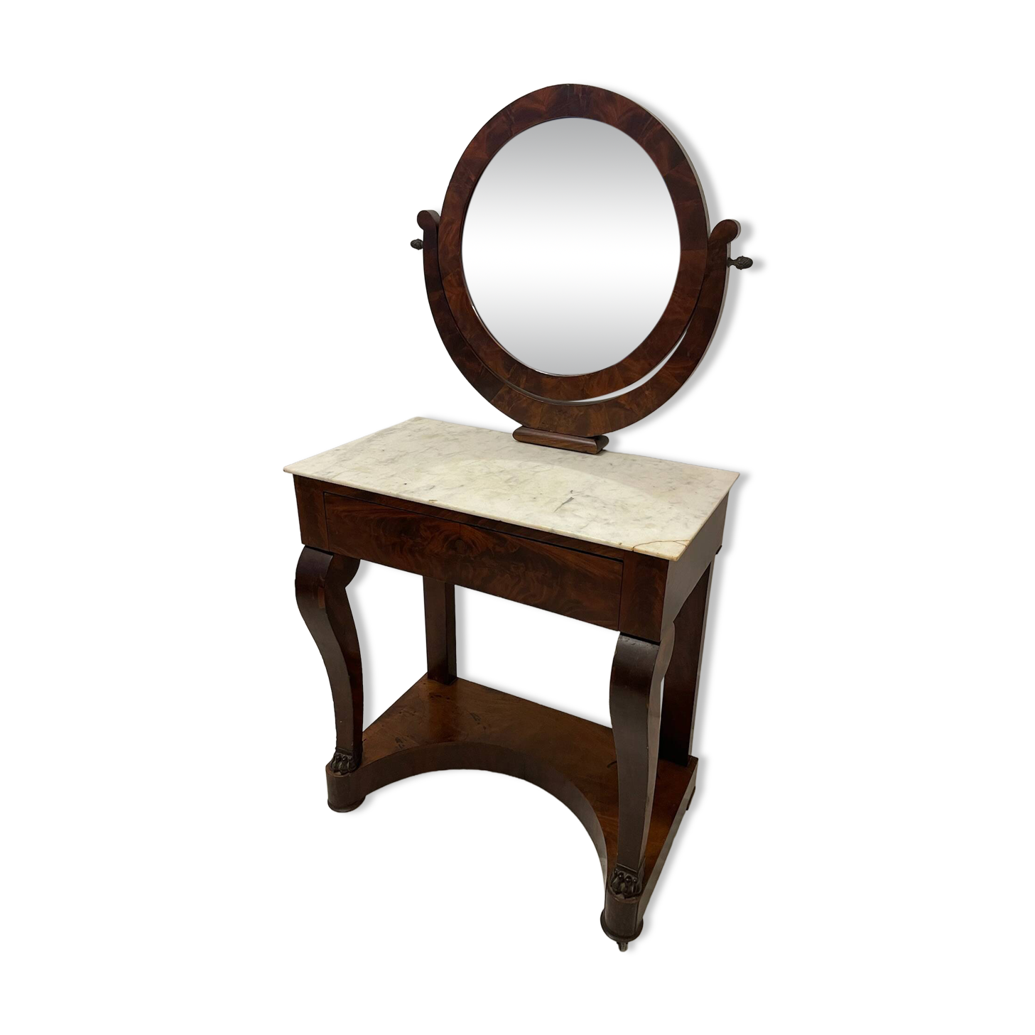 Mahogany dressing table, Empire style (early 19th century)