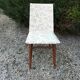 Chaise vintage pieds compas