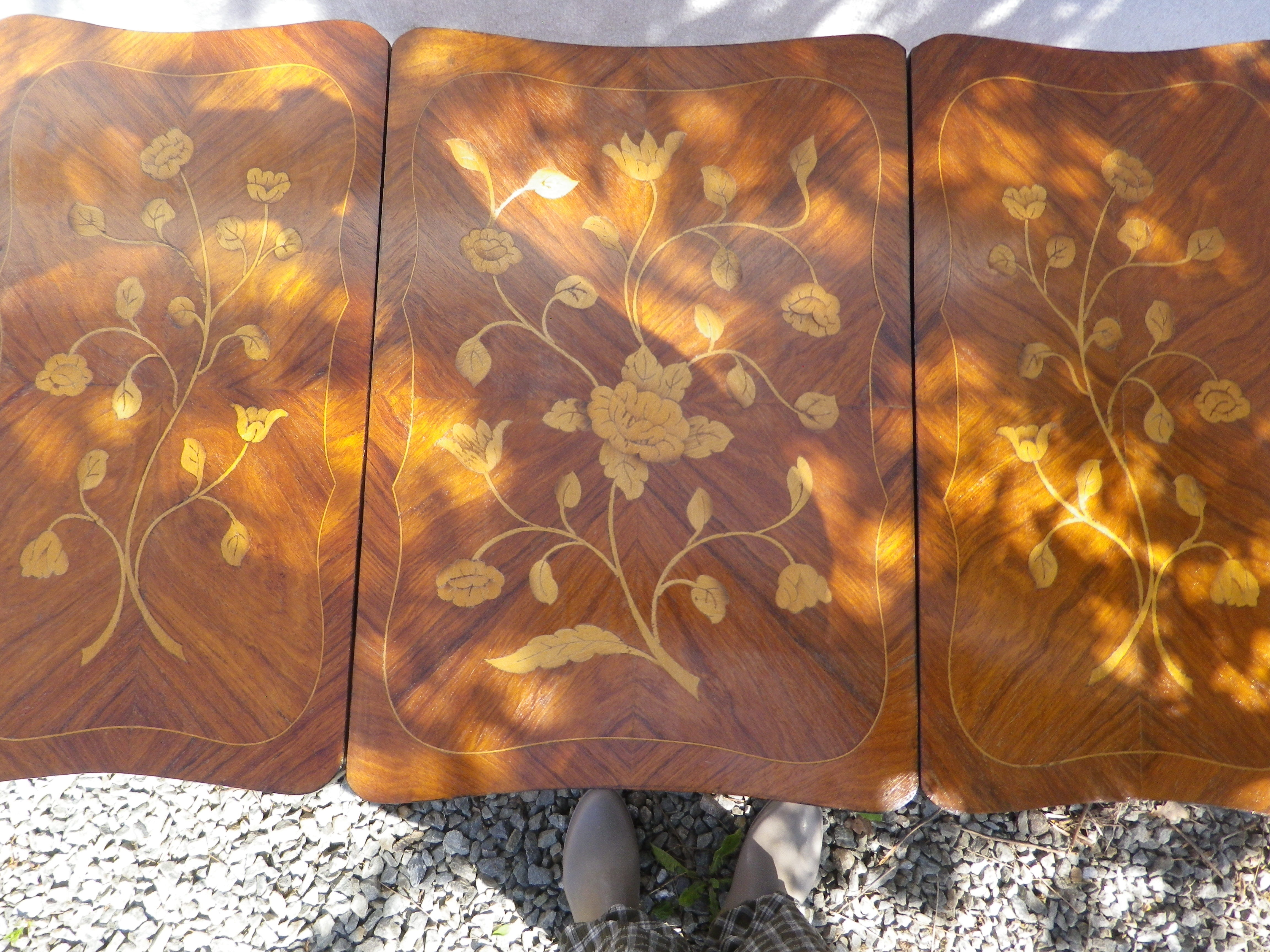 inlaid dressing table louis VI style