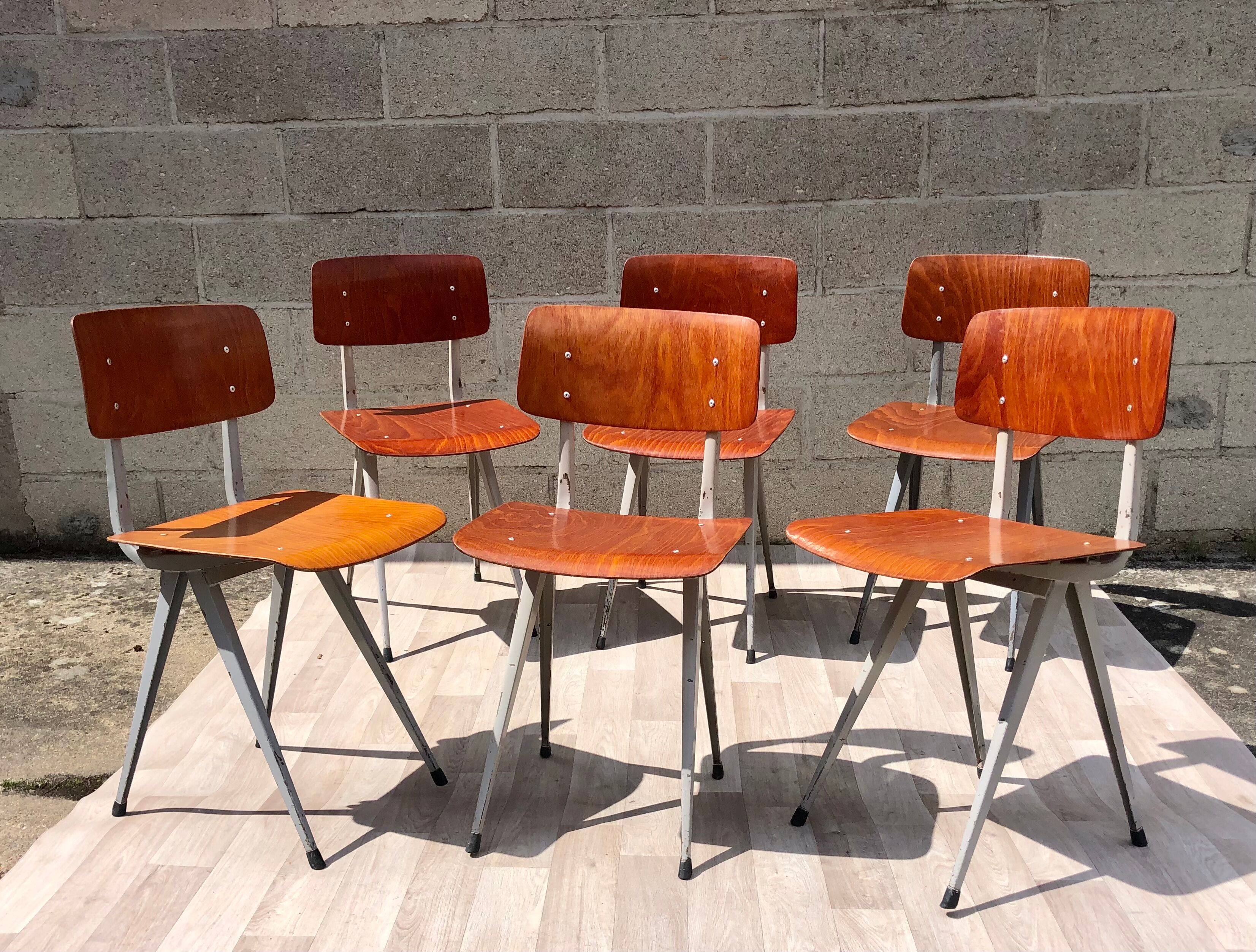 6 vintage chairs Result Friso Kramer