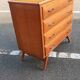 Vintage gilded oak chest of drawers
