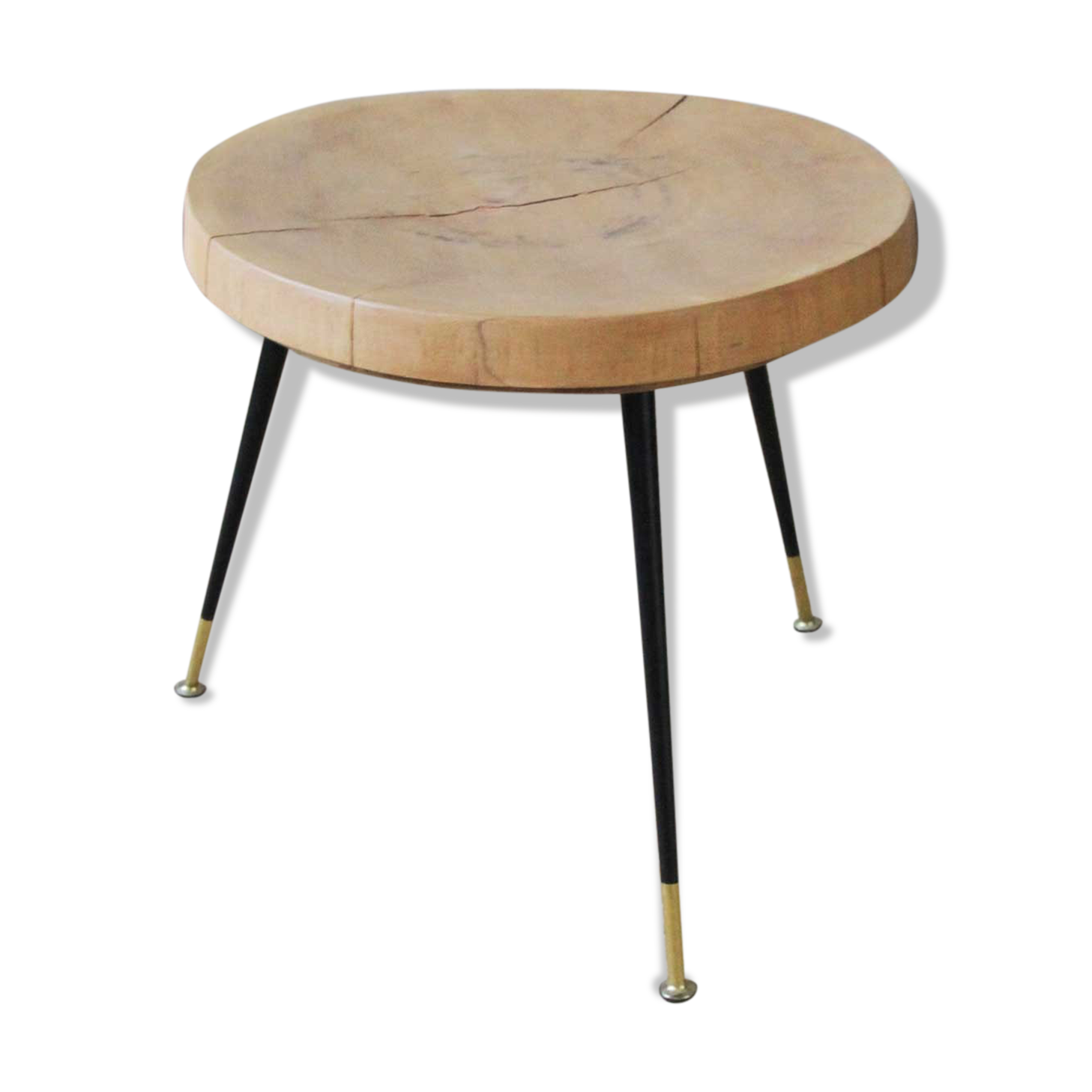 Table tripode en bois vintage