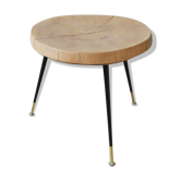 Table tripode en bois vintage