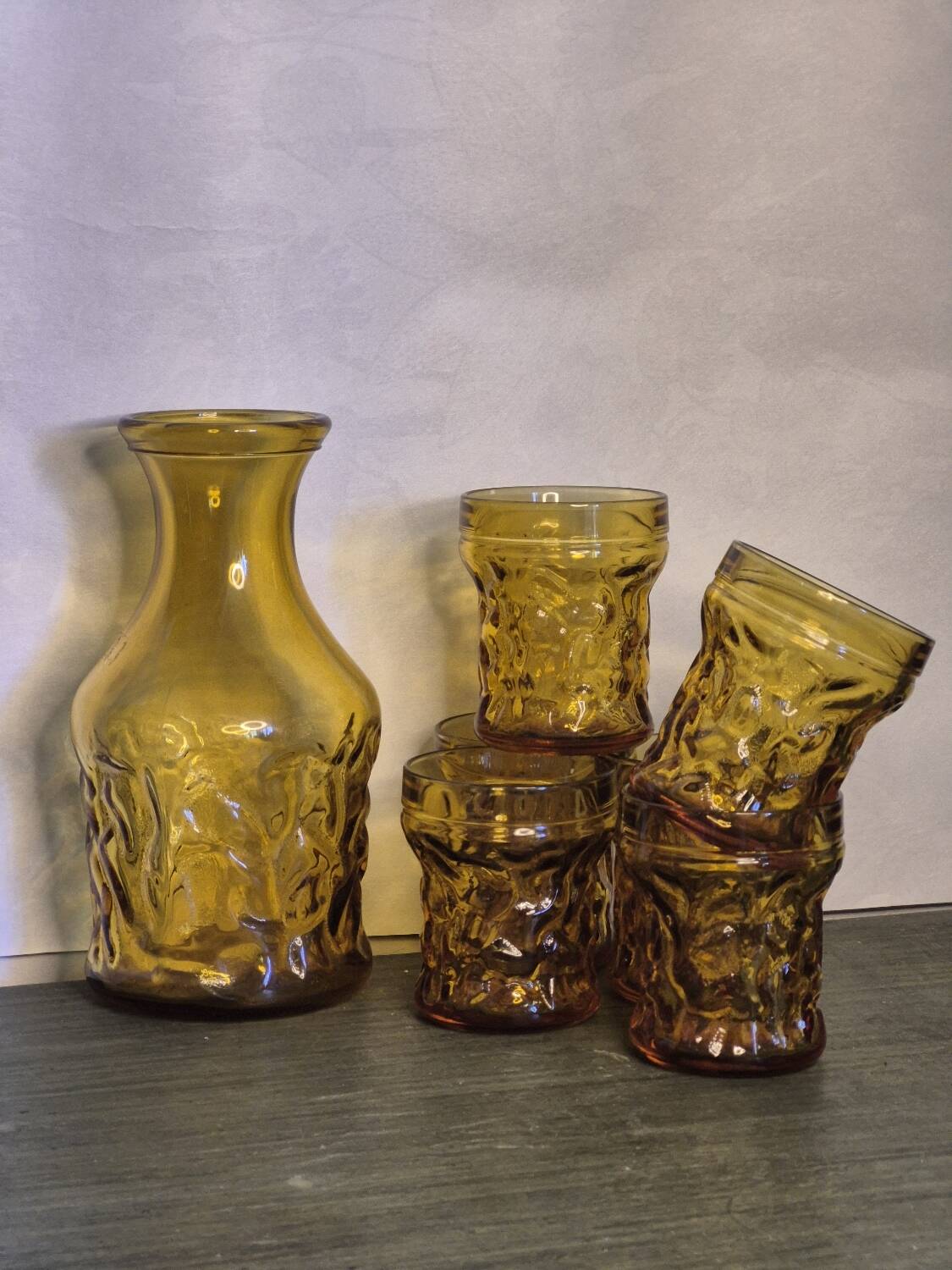 Carafe and glasses