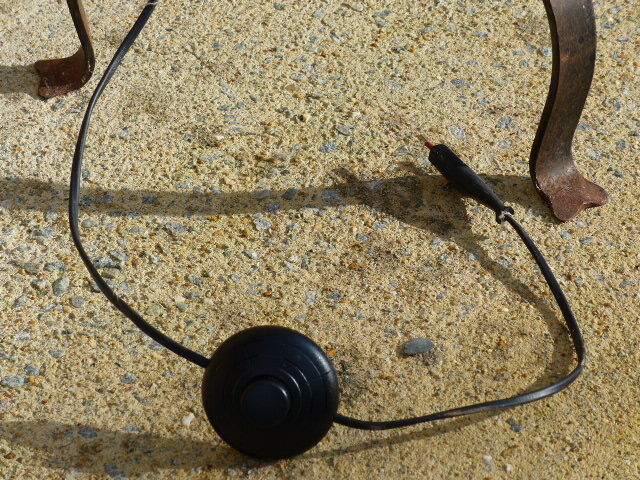 70s wrought iron lamppost