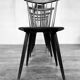 Series of 6 chairs bistro Baumann Model Menuet from the 1960s