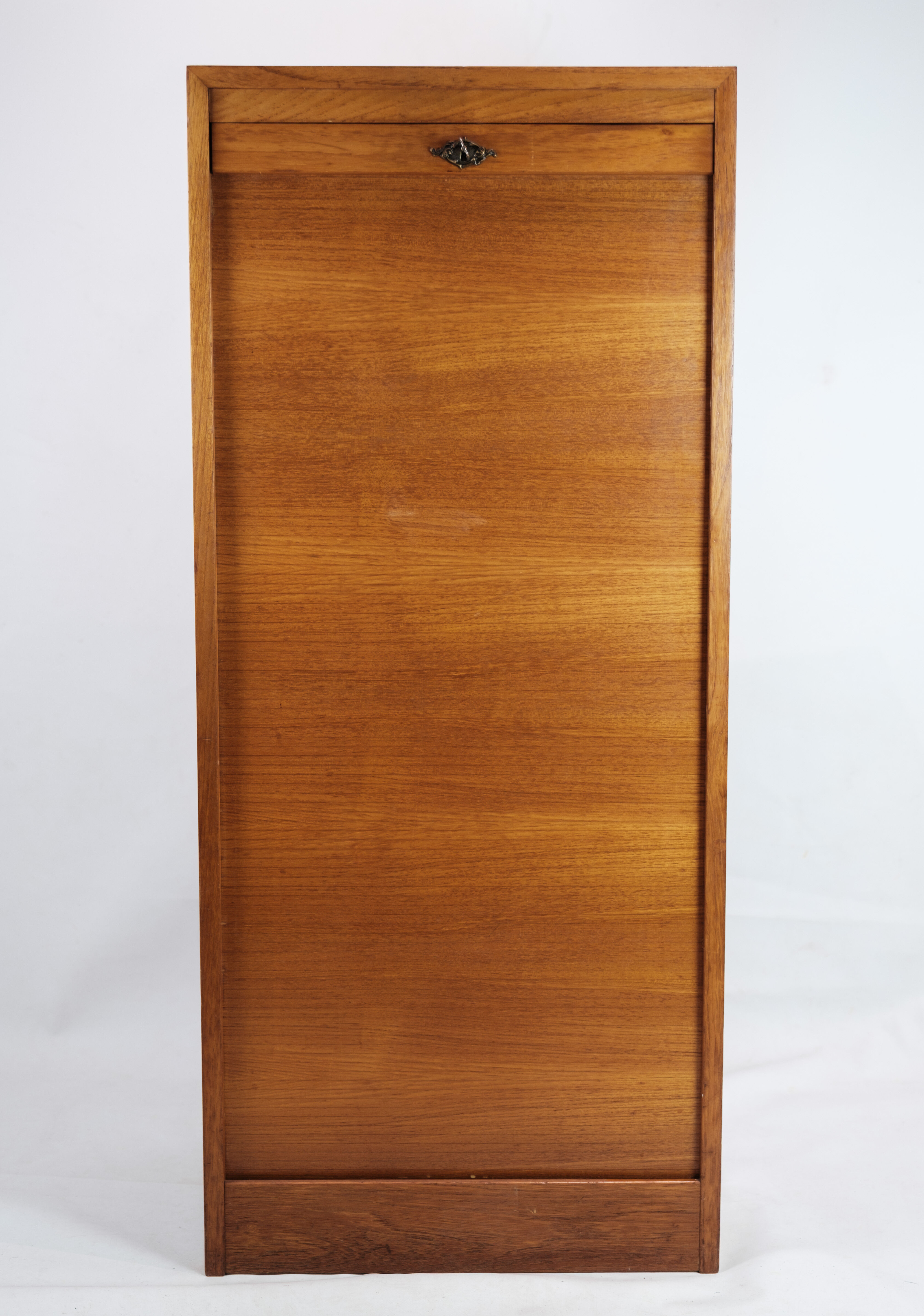 Jalousie Cabinet with Pull-Out Drawers in Teak Wood from the 1960s