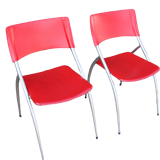 Pair of Italian Calligaris chairs, 1990s