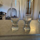 Crystal champagne flutes from the 70s