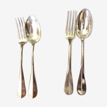 Duo of 2 forks and 2 spoons