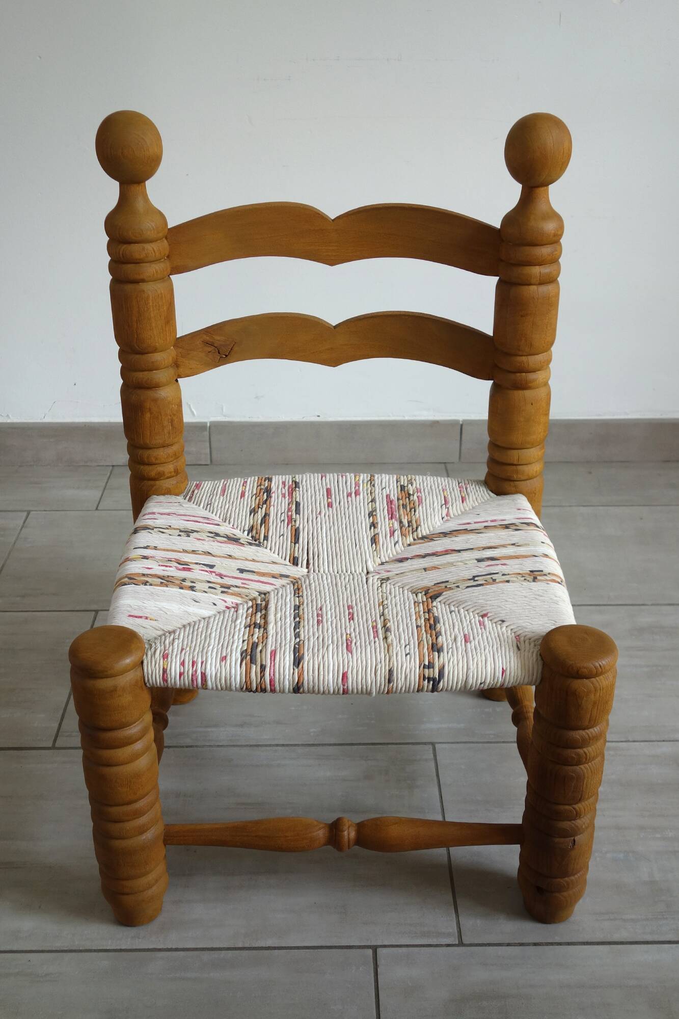 Brutalist chair attributed to Charles Dudouyt, 1940s