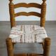 Brutalist chair attributed to Charles Dudouyt, 1940s