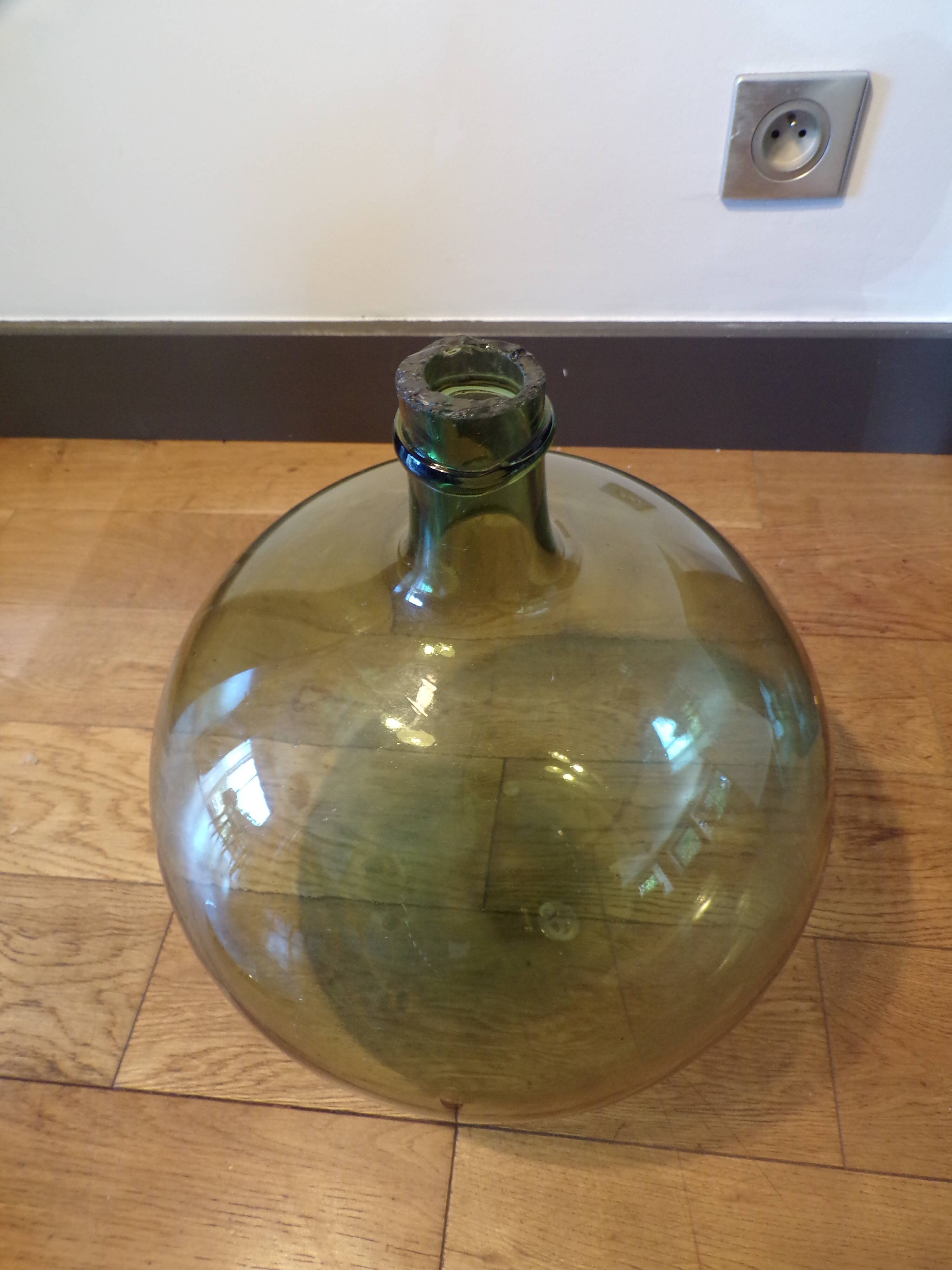 15L blown glass demijohn
