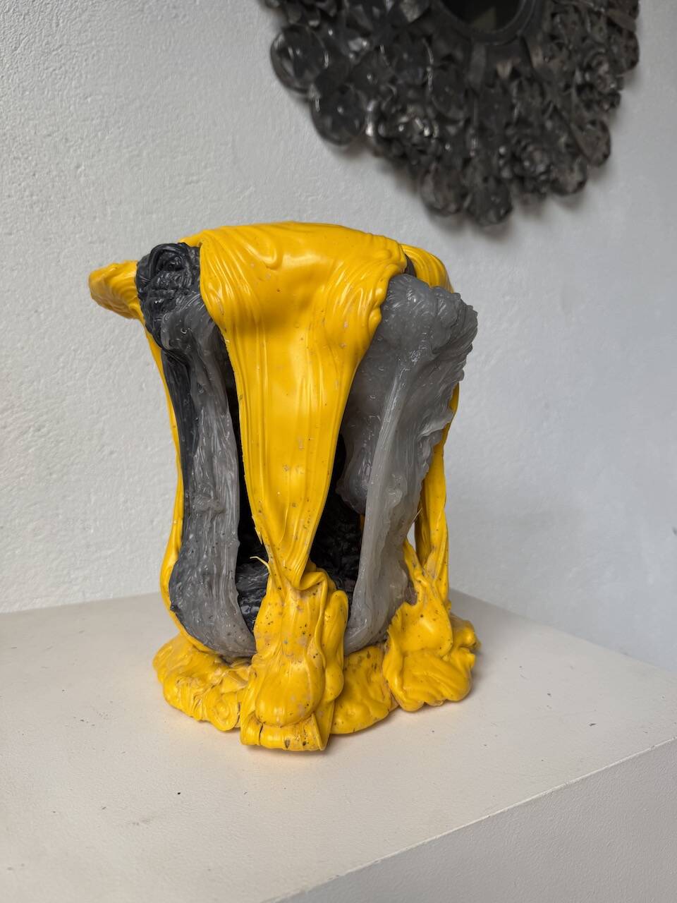 Resin fish sculpture