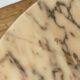 Marble and brass coffee table
