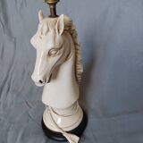 1970s ceramic horse lamp