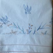 Drap brodé enfant 112 X 78 cm