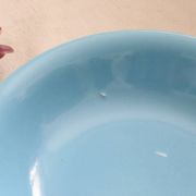 Set de 4 assiettes calottes / creuses en céramique, BOCH, vintage