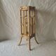 Plant holder or vintage saddle in bamboo and rattan