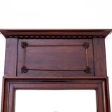 Mahogany mirror, Northern Europe, circa 1880.