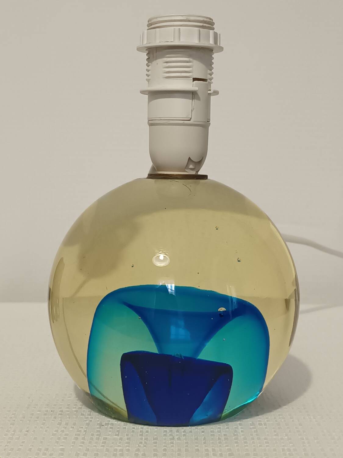 Vintage Murano ball lamp base