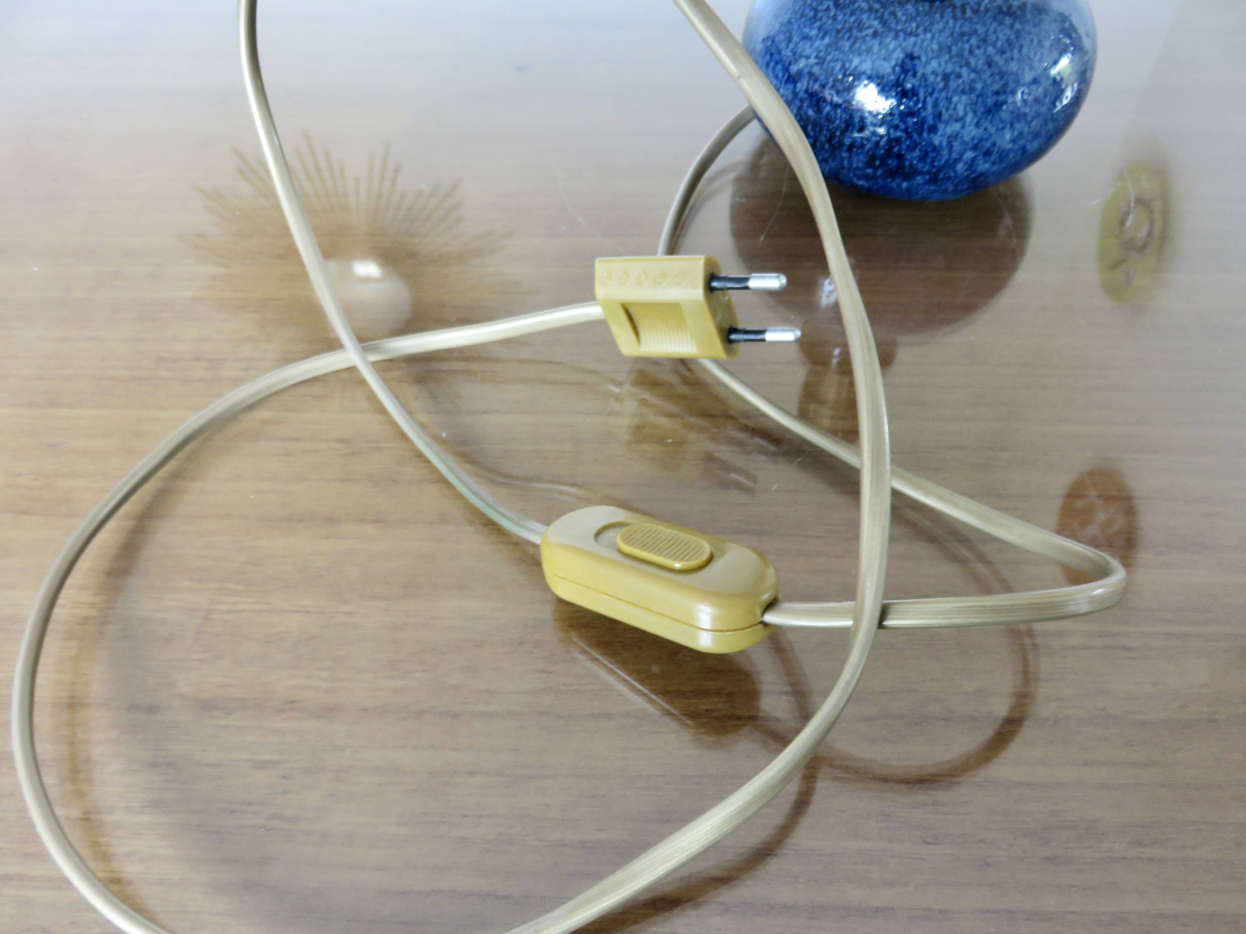 Small glazed stoneware lamp, 1960