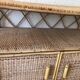 Buffet en rotin vintage