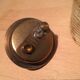 Vintage ceramic table lighter 60s, signed