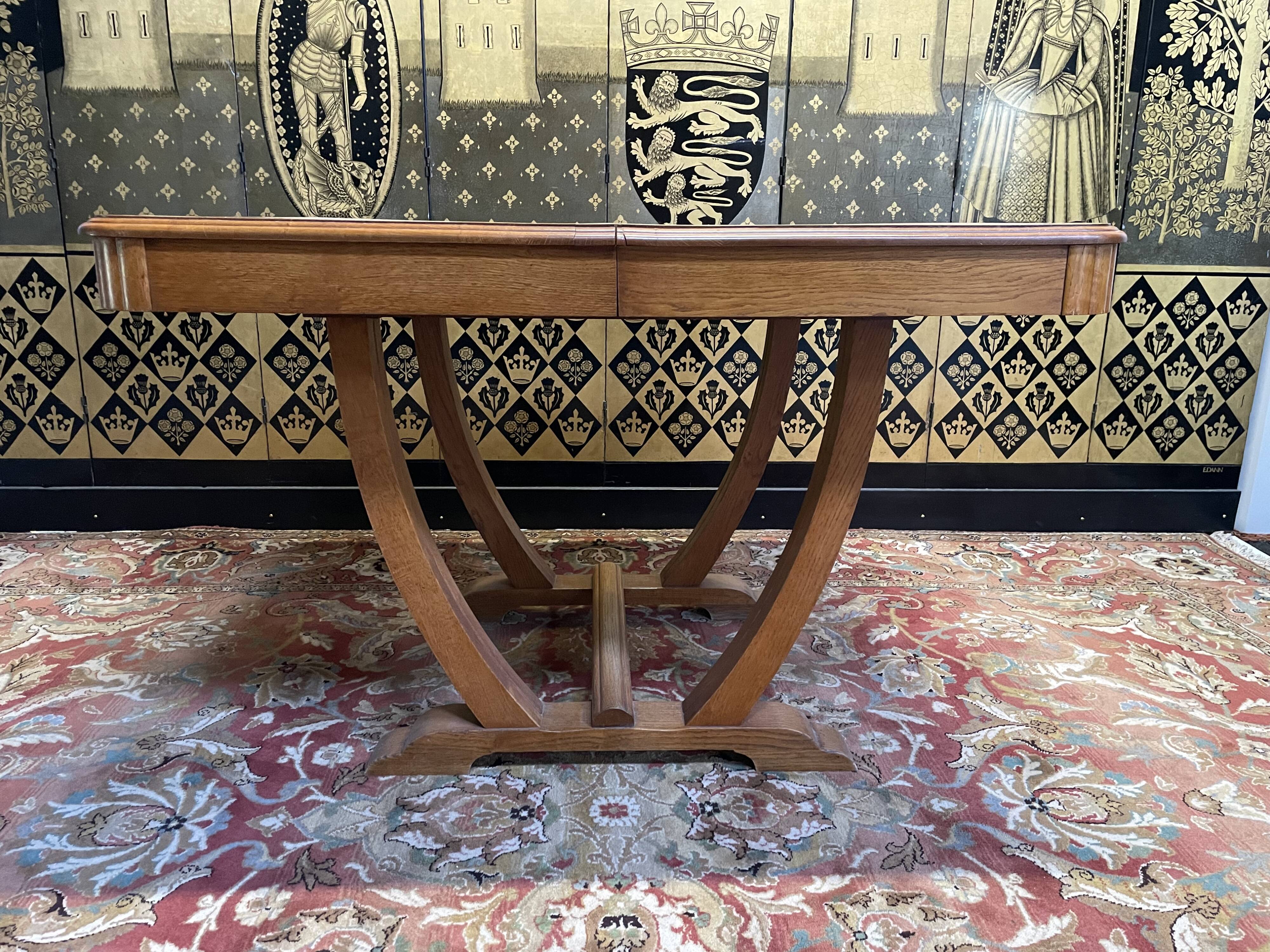 Art Deco period dining room table + 2 extensions