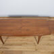Table basse en teck mid century par Johannes Andersen pour CFC Silkeborg, Danemark, 1960s