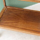 Scandinavian teak rolling trolley
