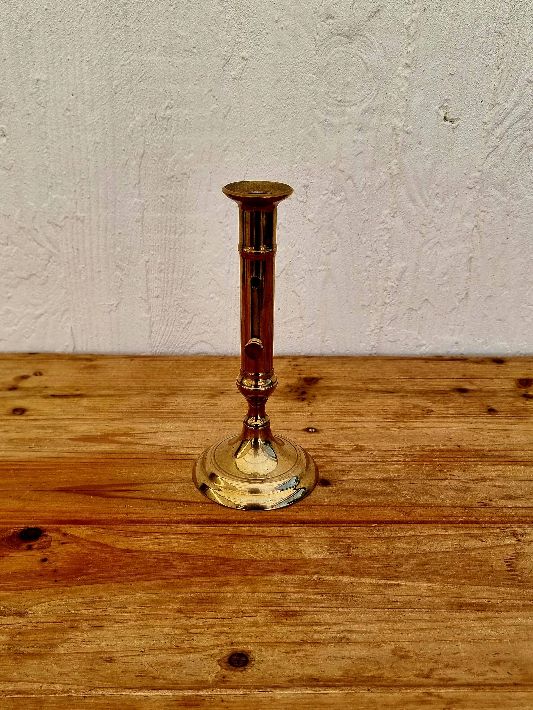 Vintage brass candle holder