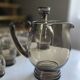 Magnificent Service of Tinted Glasses from the 50s-60s / 18 Glasses and 2 Jugs