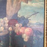 Painting signed Oil on canvas circa 1986 dimension: height -58cm- width -67cm-