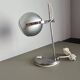 Mid Century Eyeball Desk Lamp, Space Age Table Light, brushed chrome