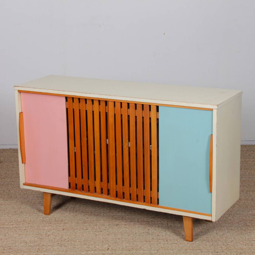 Vintage shoe cabinet for Drevopodnik Brno, 1960