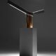 Sculptural Lamp Designed by Carlos Aucejo, made of Marble and Wood.