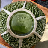 Vintage cabbage barbotine soup tureen