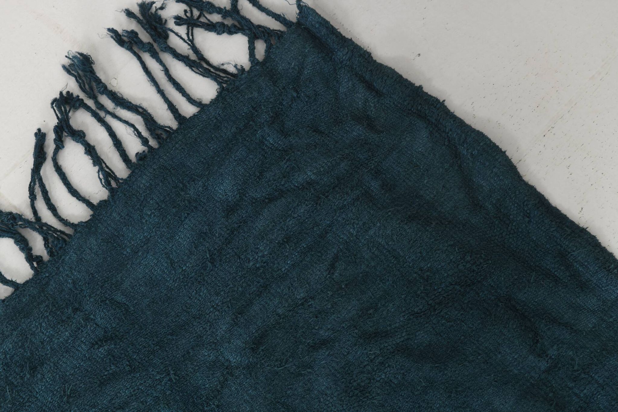 5x8 Midnight Blue Anatolian Turkish Kilim Rug, 157x230 Cm