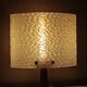 Vintage table lamp with 70s plastic hood