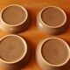 Four bowl-shaped plates in vintage Niderviller stoneware with plant decoration