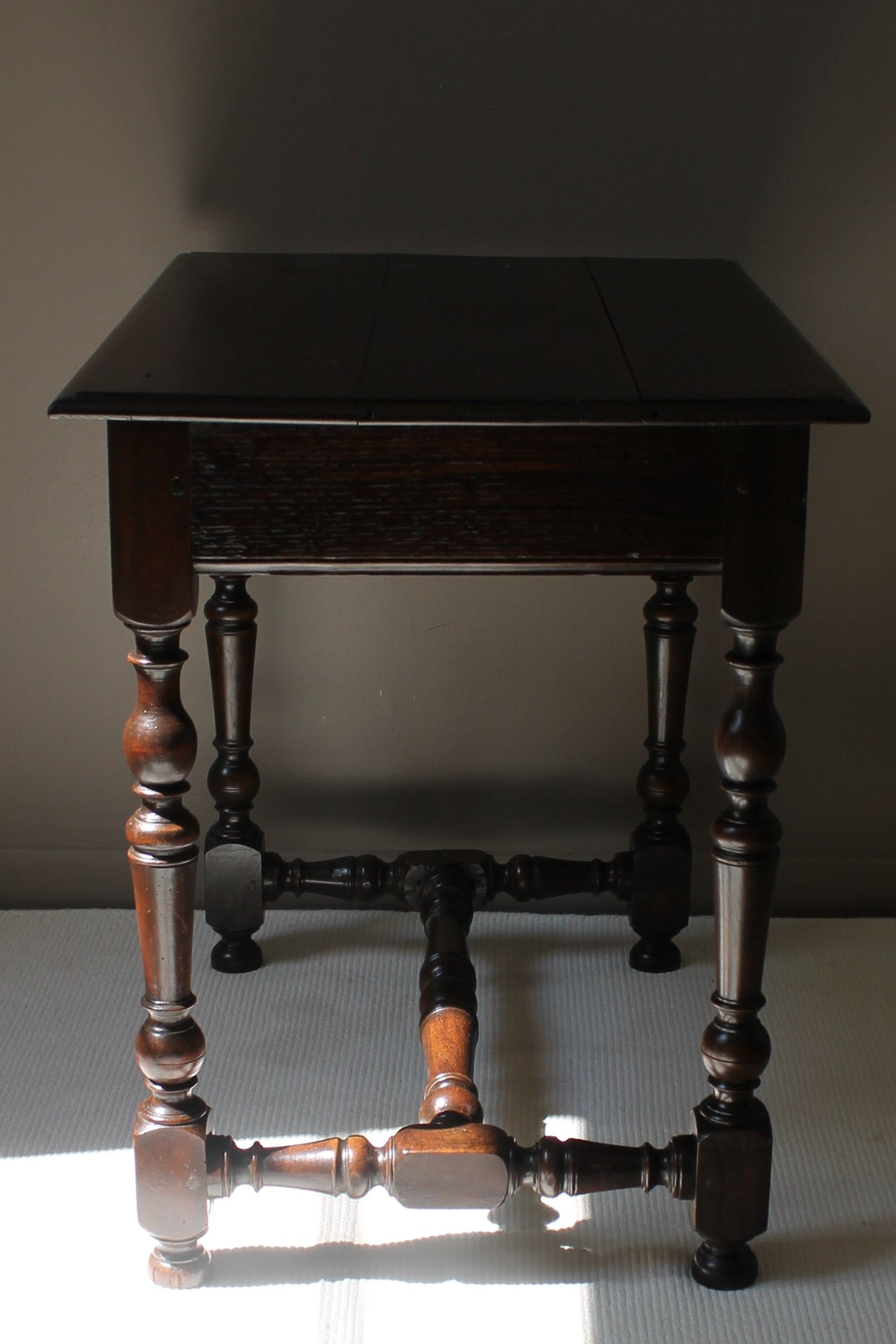 19th century solid oak desk