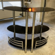 Black bar counter