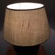 Vintage lamp 70-80 black ceramic ball