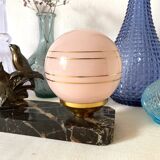 Art deco night light lamp Birds