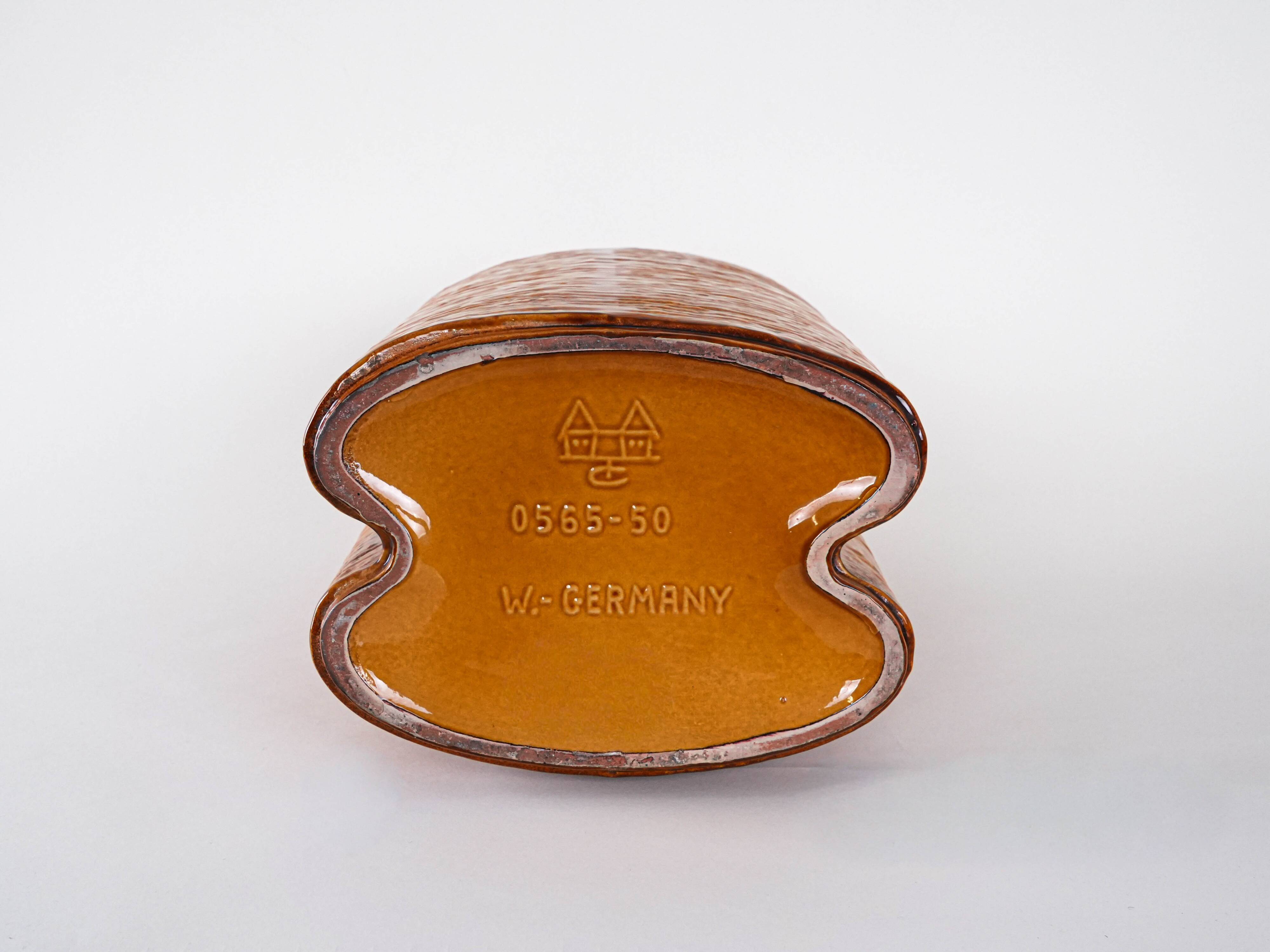 Stoneware vase, West Germany, 1970s, manufactured by Carstens Tönnieshof