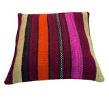Housse de coussin kilim turc vintage, 40 x 40 cm