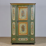 Antique German Hand Painted Cabinet, 1876